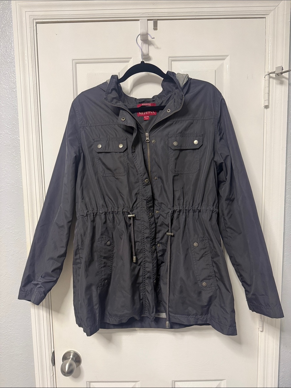 Hooded Water Resistant Rain Coat